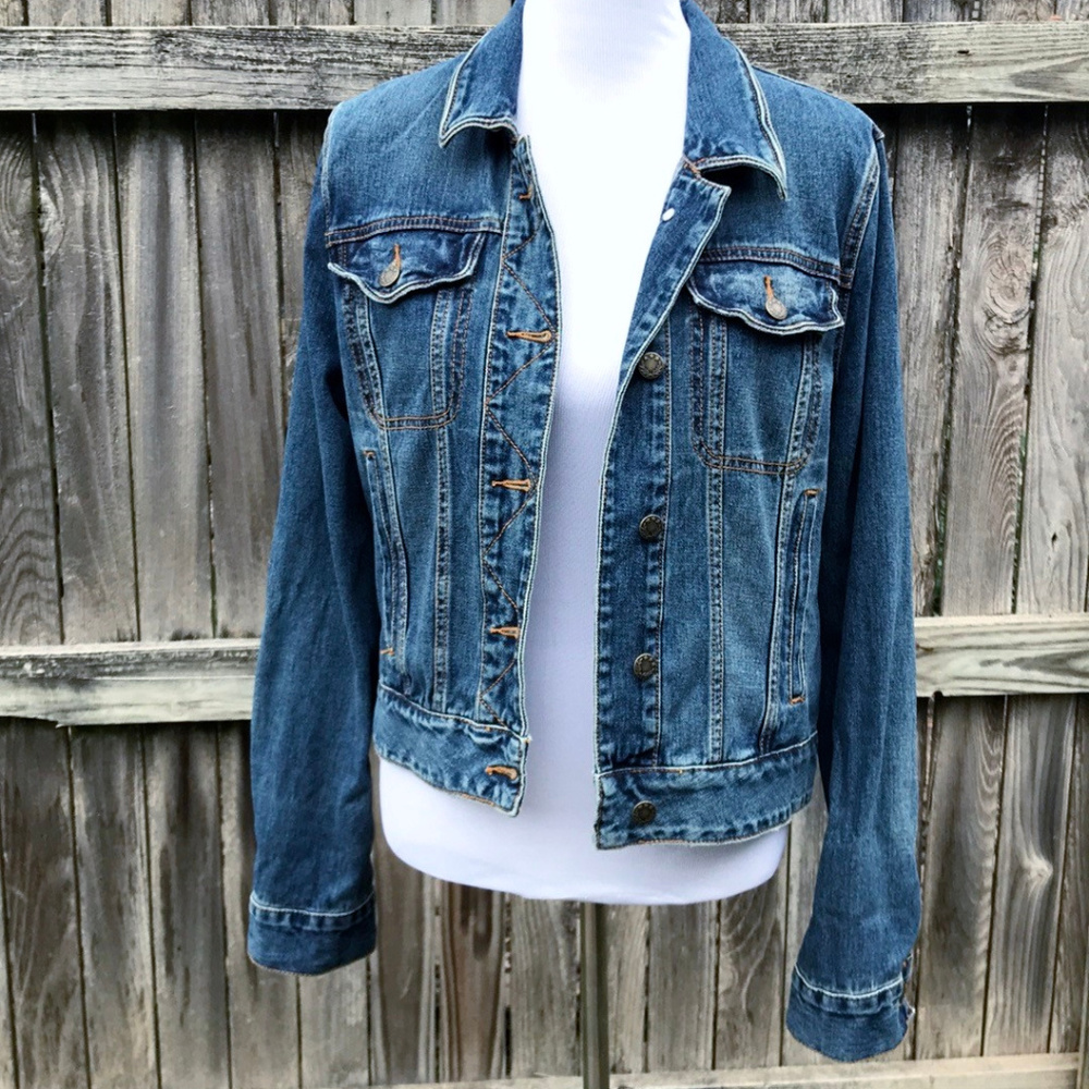 Free People Large Denim Jacket